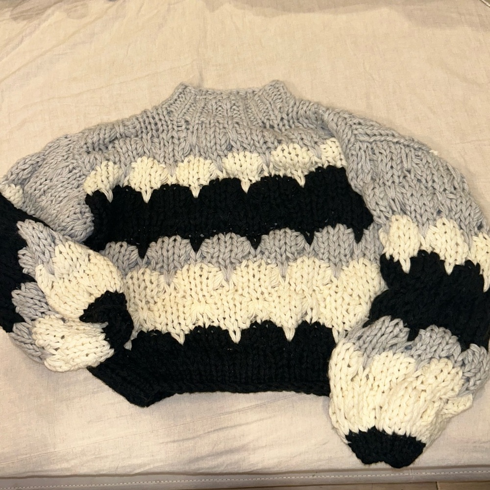 NWT mock neck chunky sweater